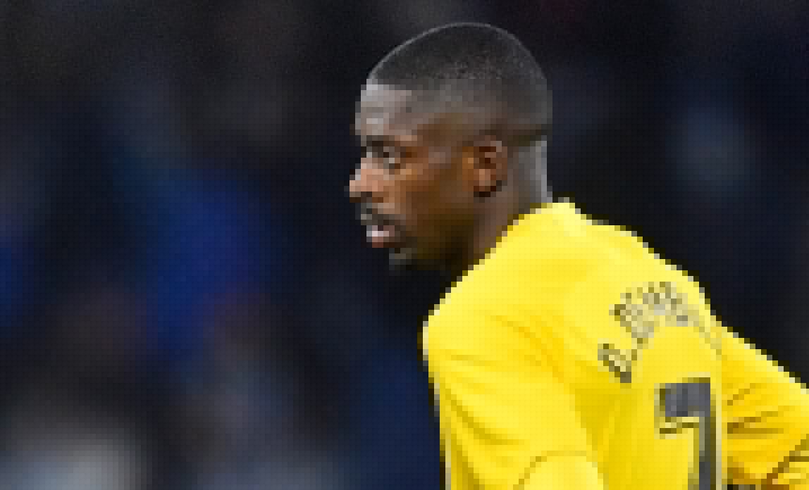 Dembélé sufre bochornoso momento durante Napoli vs Barcelona