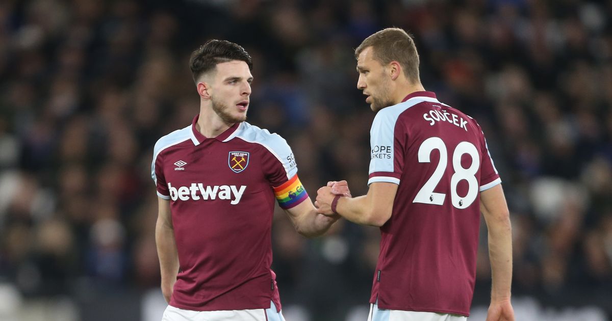 David Moyes cree que West Ham puede igualar la ambición de Declan Rice