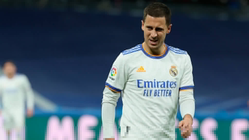Eden Hazard ha protagonizado solo el 25% de los minutos del Real Madrid en lo que va de 2022