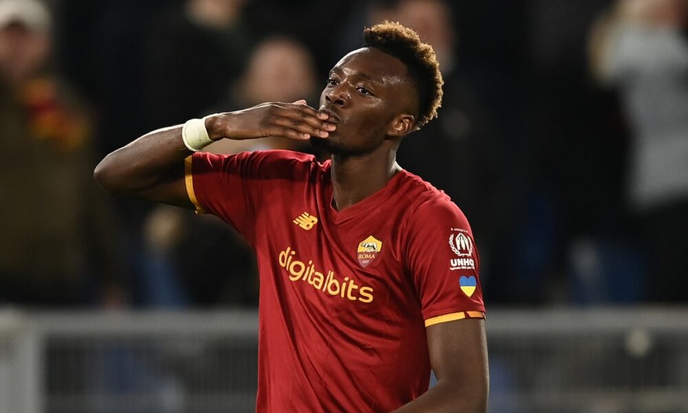 Tammy Abraham, delantera de la Roma, habló con DAZN tras el partido ante el Atalanta