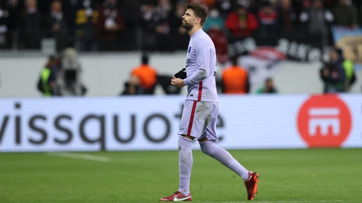 Gerard Piqué se enfrentará a una prueba de condición física tardía antes del partido de vuelta de Frankfurt