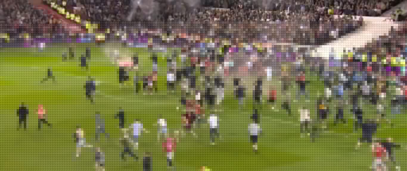 Video: Wild pitch invasion as Nottingham Forest make play-off final