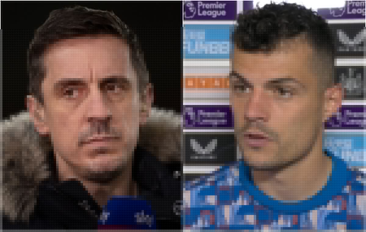 “He’s been a disgrace” – Gary Neville slams Arsenal star for comments after Newcastle defeat