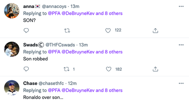 Los fanáticos de los Spurs se enfurecen por la controvertida nominación de Cristiano Ronaldo a la PFA en medio de un desaire