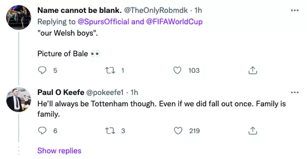 Reacción de los fanáticos a la publicación descarada de Tottenham en Twitter que felicita a Gareth Bale, Ben Davies y Joe Rodon por la clasificación para la Copa Mundial 2022
