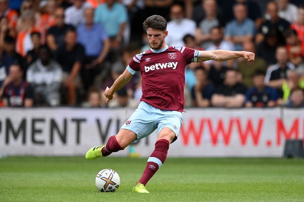 Declan Rice disfruta del papel de capitán del West Ham mientras establece el objetivo de Inglaterra