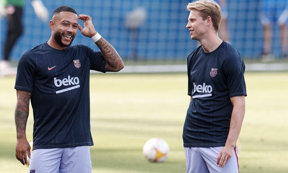 El Barcelona celebra una reunión en Estados Unidos sobre los futuros de Memphis Depay y Frenkie de Jong