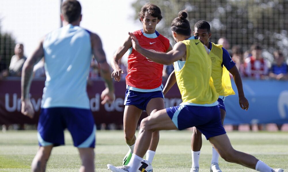 Joao Félix vuelve a los entrenamientos del Atlético de Madrid tras alta médica
