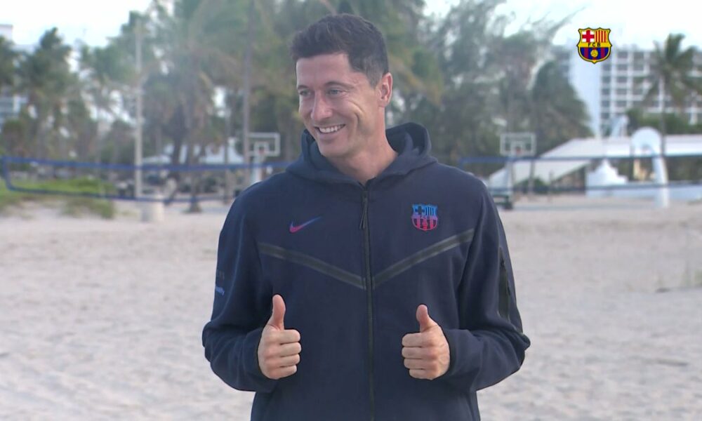 Robert Lewandowski confía en adaptarse al estilo del Barcelona con facilidad