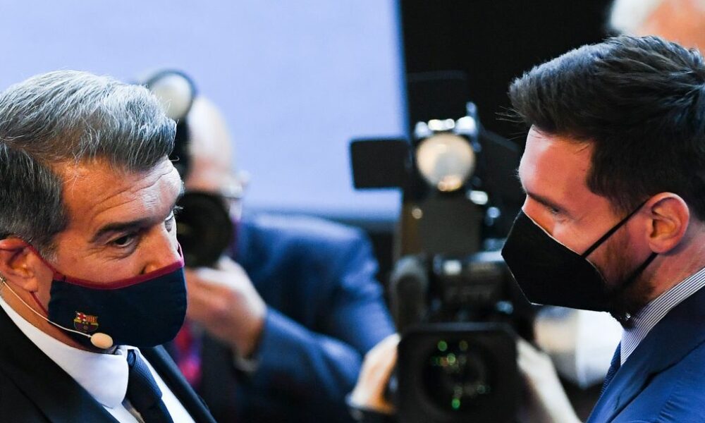 Joan Laporta decidido a asegurar que la historia de Lionel Messi en el Barcelona tenga un segundo final