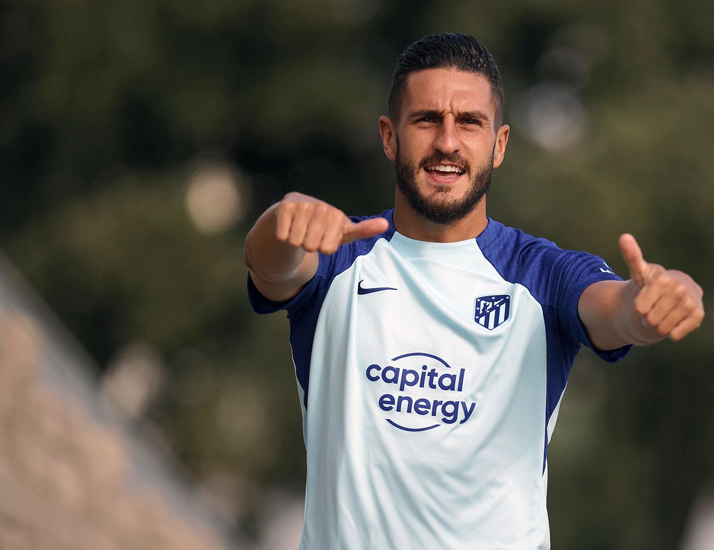 El capitán del Atlético de Madrid, Koke Resurrección, optimista sobre una buena temporada