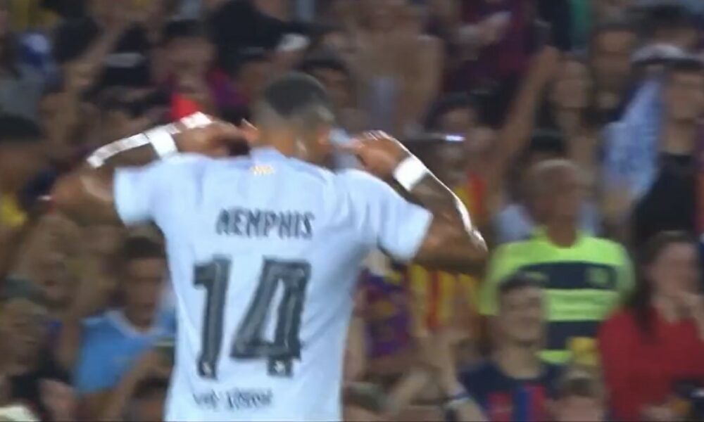 Ver: Memphis mete un gol en el empate del Barcelona con el Manchester City
