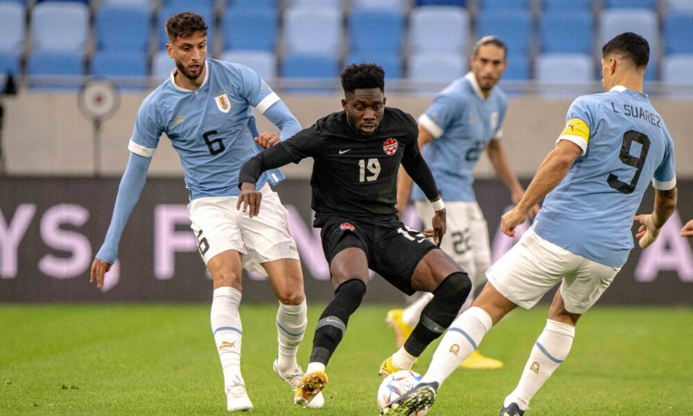 Canadá recibe ‘buena lección’ de Uruguay en amistoso previo al Mundial