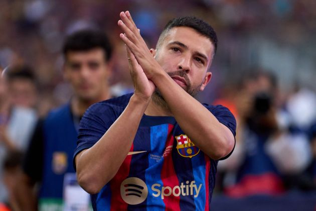 Jordi Alba critica al Barcelona por intento de fichaje de última hora