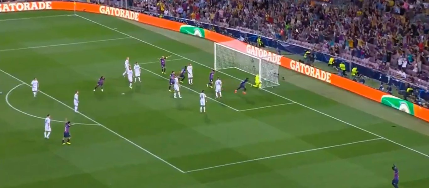 Ver: Franck Kessie marca el primer gol del Barcelona en el primer inicio