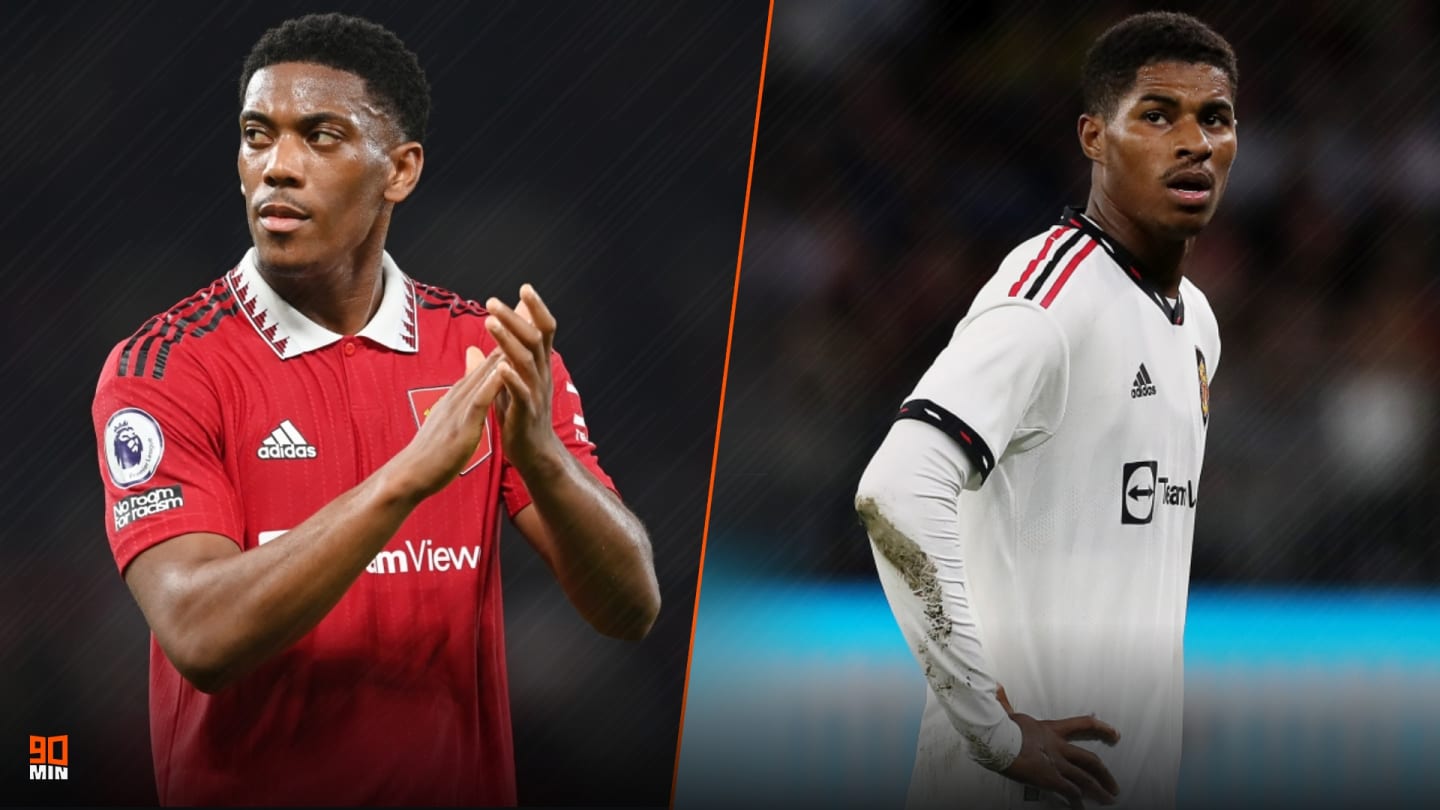 Marcus Rashford y Anthony Martial vuelven a entrenar antes del derbi de Manchester