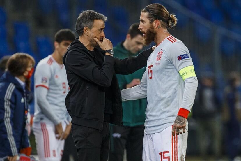 Sergio Ramos, incluido en la lista de candidatos de la selección española de Luis Enrique