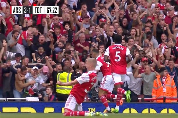 Oleksandr Zinchenko reacciona en Instagram al ‘hat-trick’ único del Arsenal contra el Tottenham