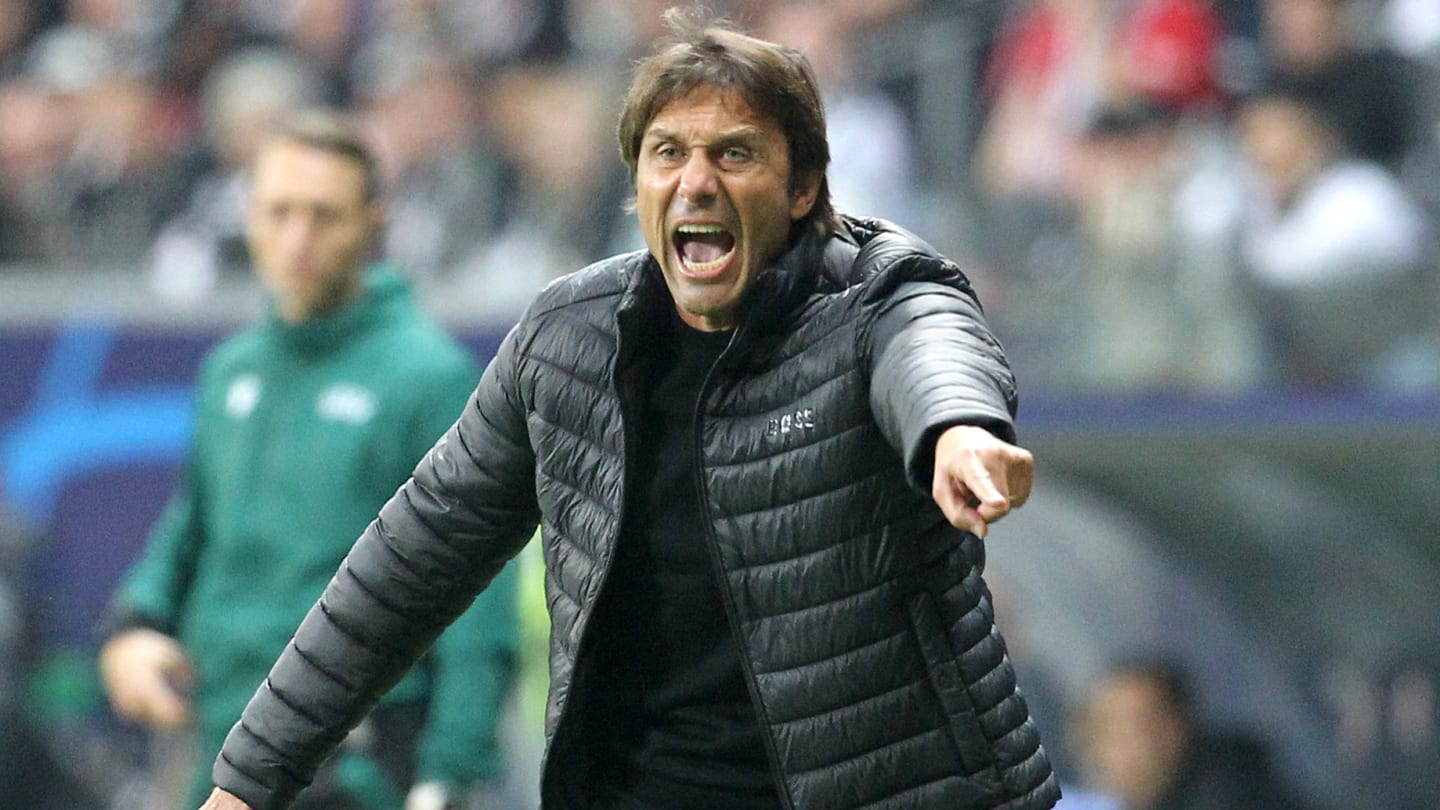 Antonio Conte no se preocupa por la mala definición del Tottenham en el sorteo de Fráncfort