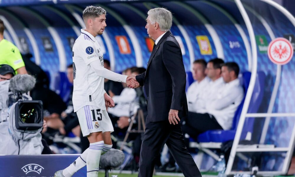Carlo Ancelotti hace la comparación entre Federico Valverde y Steven Gerrard