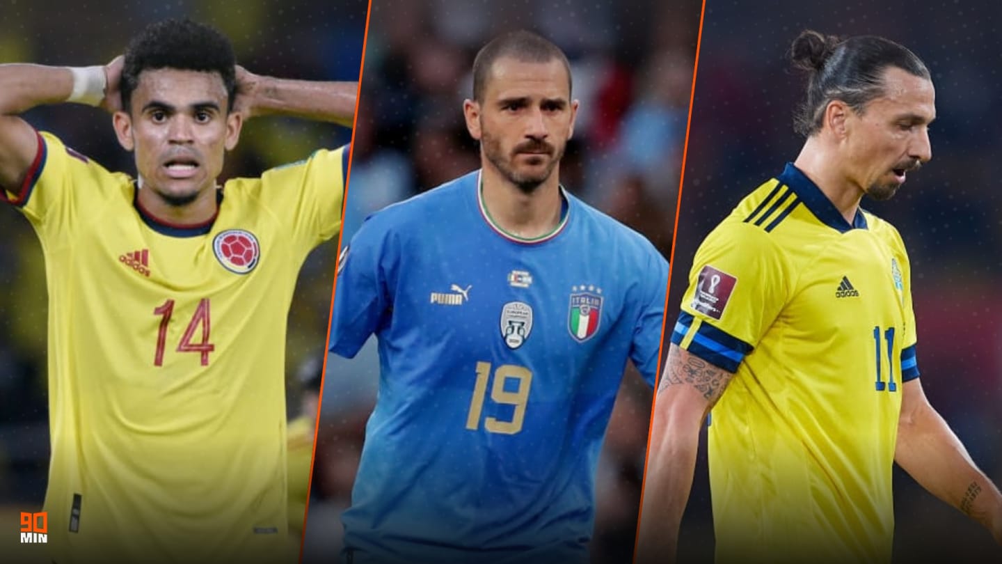 Las 10 mejores selecciones que no estarán en el Mundial 2022