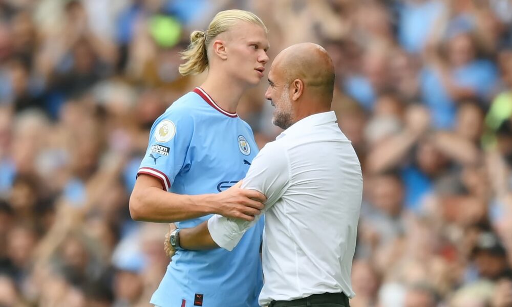 Pep Guardiola revela la diferencia clave entre Erling Haaland y Lionel Messi