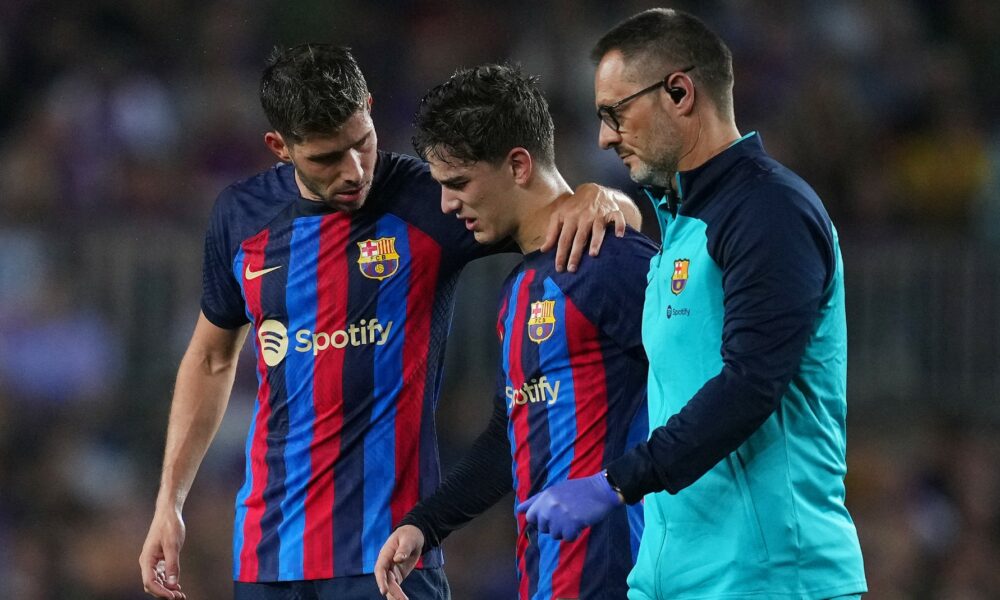Xavi alivia los temores de lesión de Gavi para el Barcelona