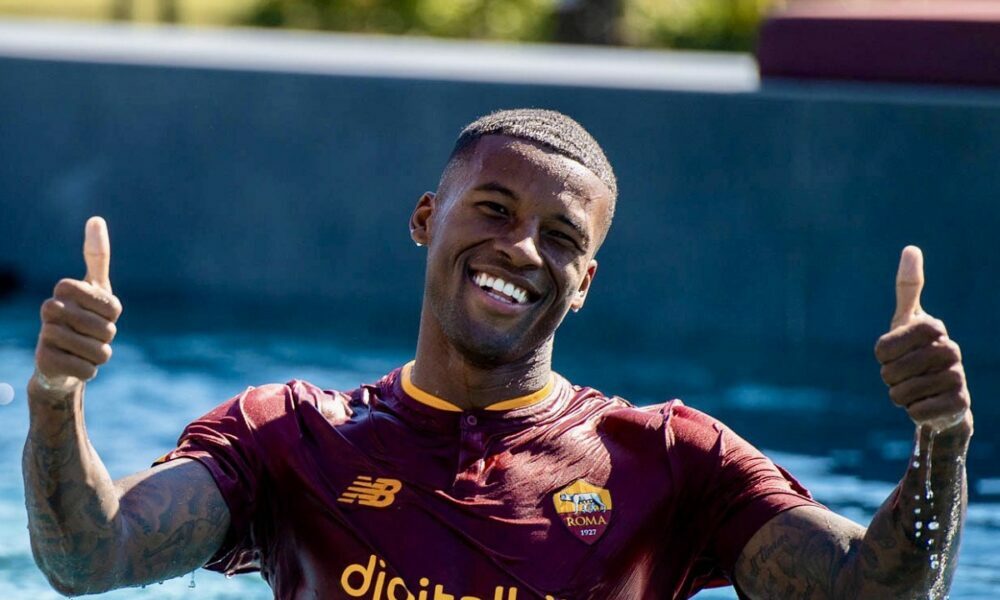 Roma, Wijnaldum quita el yeso. ahora comienza