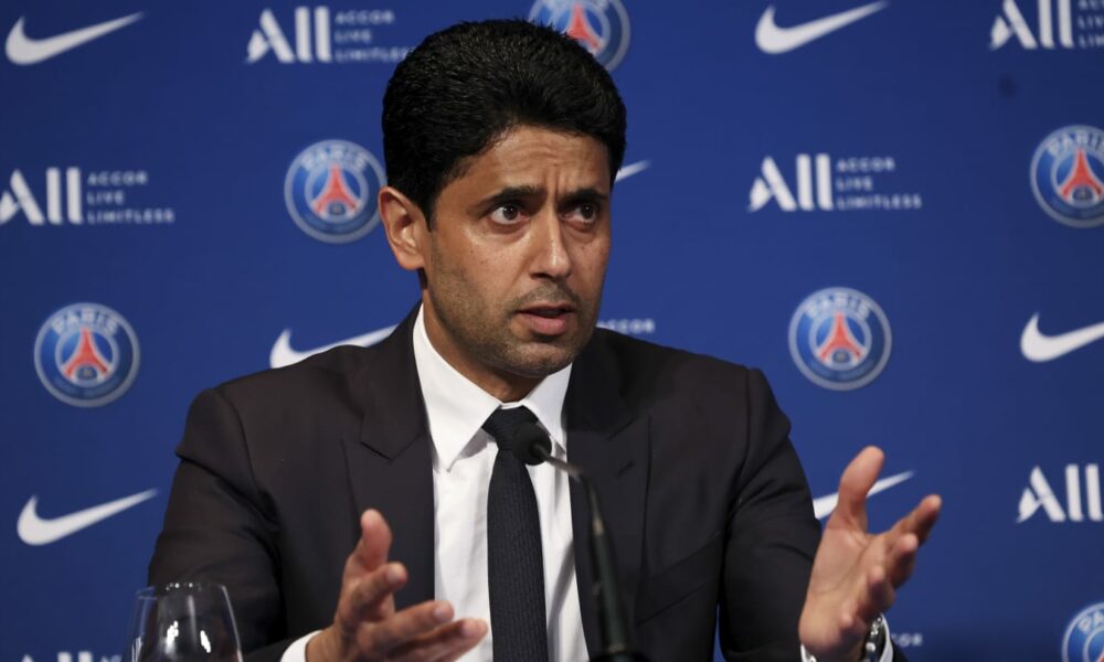 El presidente del PSG admite interés en la estrella del Manchester United