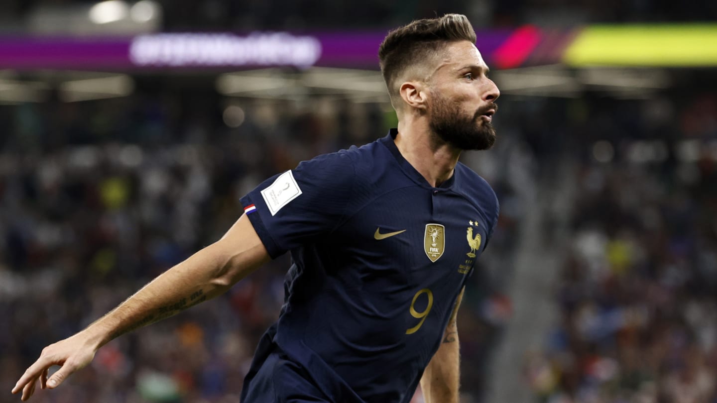 Olivier Giroud se convierte en el máximo goleador masculino de todos los tiempos de Francia