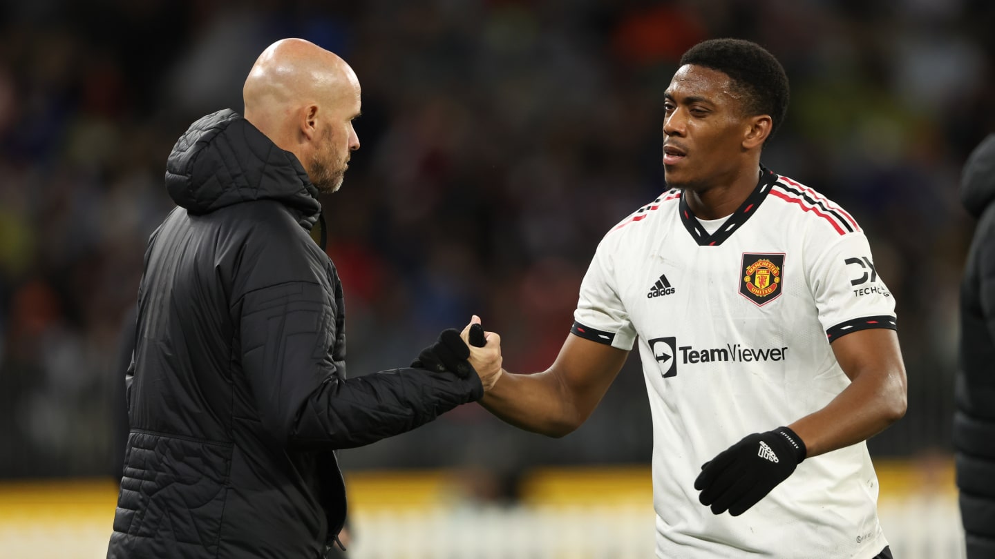 Las lesiones de Anthony Martial y Diogo Dalot antes del choque con el Arsenal