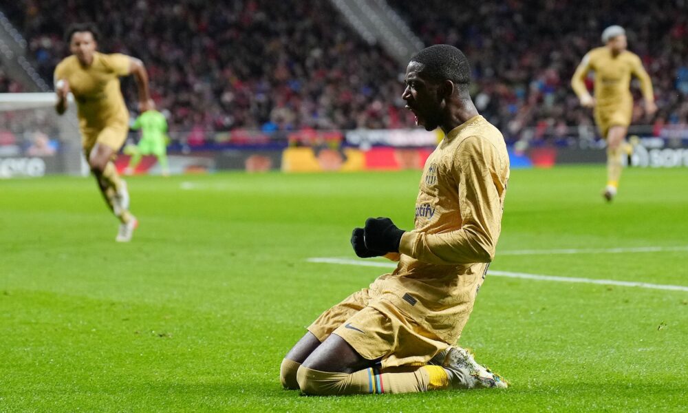 Ousmane Dembélé adelanta al Barcelona sobre el Atlético de Madrid