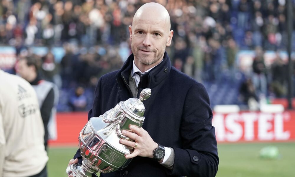 El récord de Erik ten Hag en finales de copa