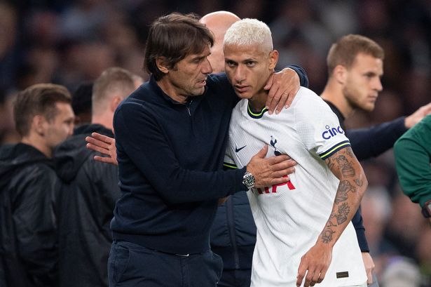 Antonio Conte contó qué hacer con Richarlison tras las brutales críticas de la estrella del Tottenham