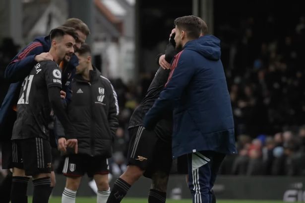 Imágenes del Arsenal revelan la reacción de Jorginho tras lo ocurrido a Fabio Vieira ante el Fulham