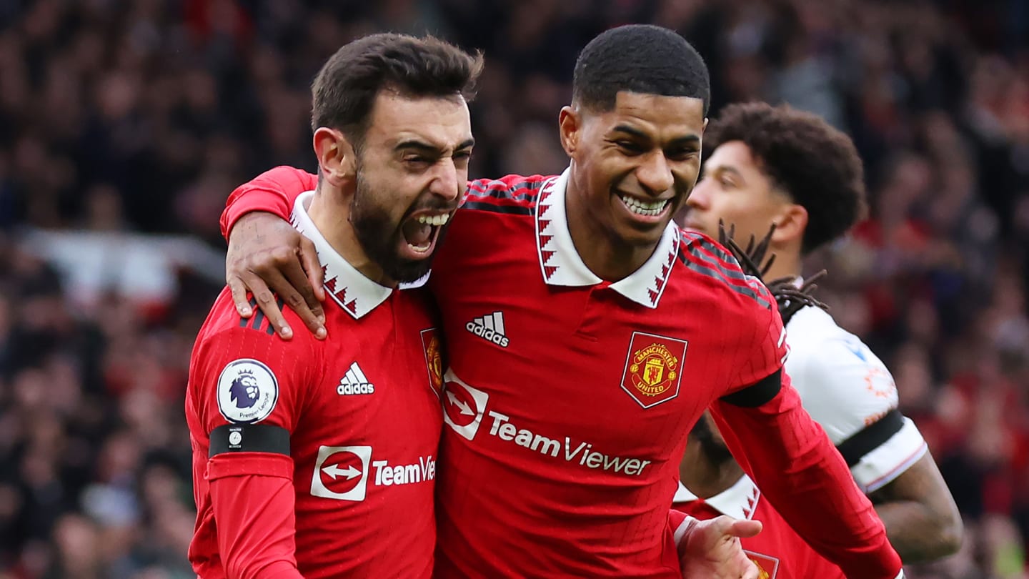 Marcus Rashford defiende a Bruno Fernandes tras críticas mordaces