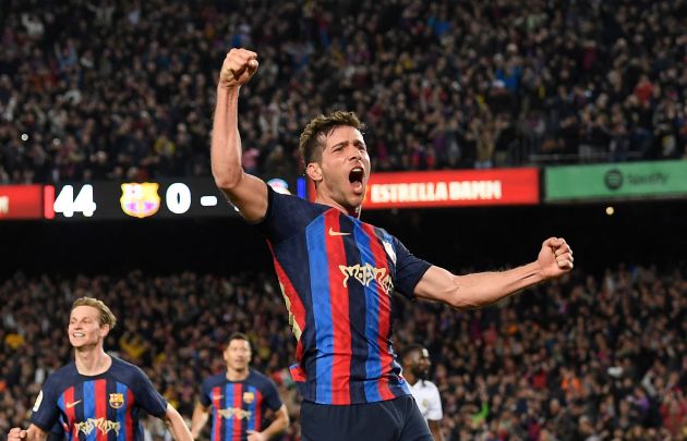 Sergi Roberto anota el empate del Clásico para el Barcelona