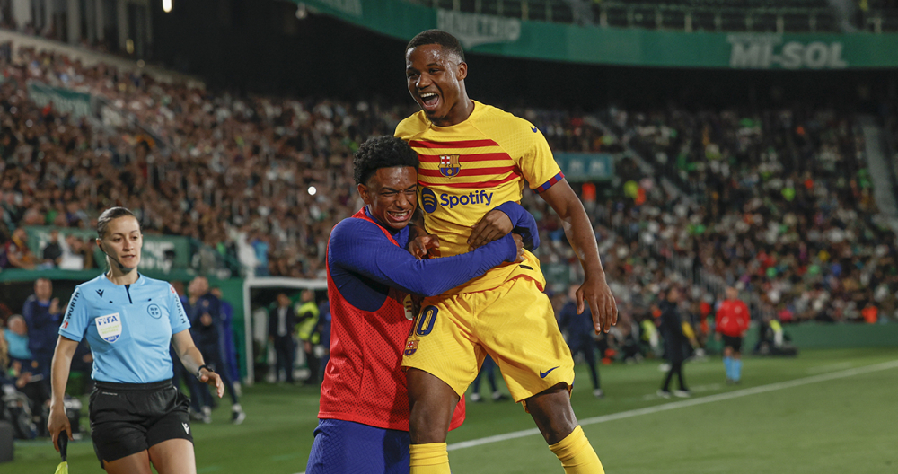 ¿Llegó el momento de que el Barcelona saque partido de Ansu Fati, pese a su labor goleadora ante el Elche?