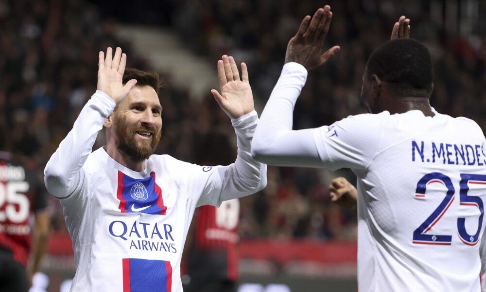 Lionel Messi alcanza otro hito con gol y asistencia para PSG contra Niza