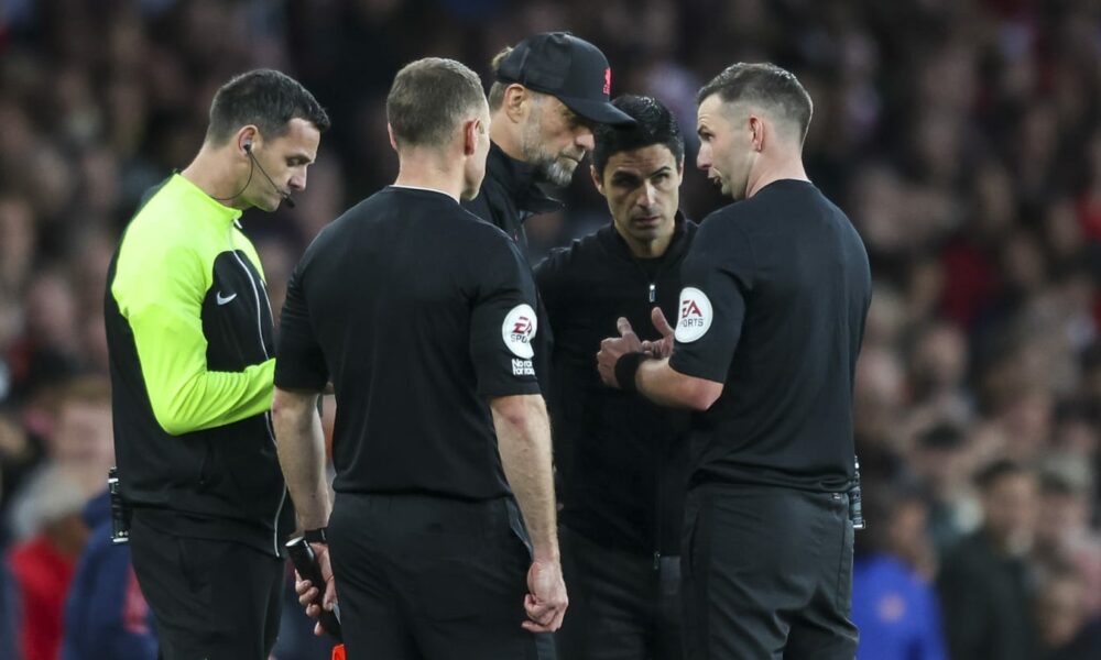 Mikel Arteta desea evitar otra disputa en la línea de banda con Jurgen Klopp